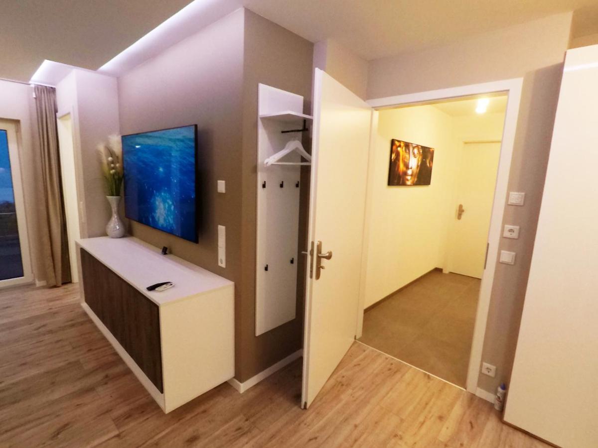 -Neubau- 42 Qm Balkon-Apartment Fulda Buitenkant foto