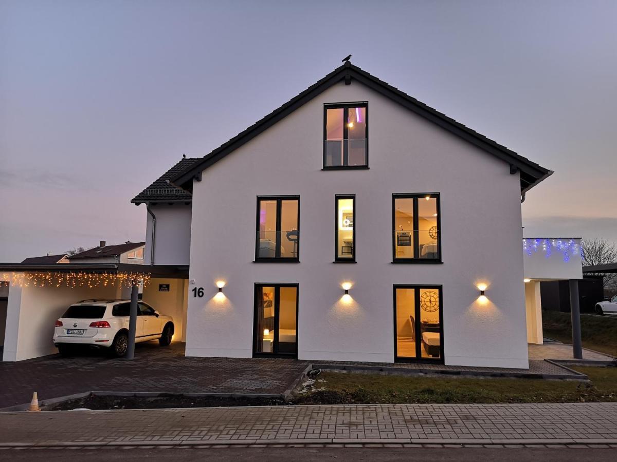 -Neubau- 42 Qm Balkon-Apartment Fulda Buitenkant foto
